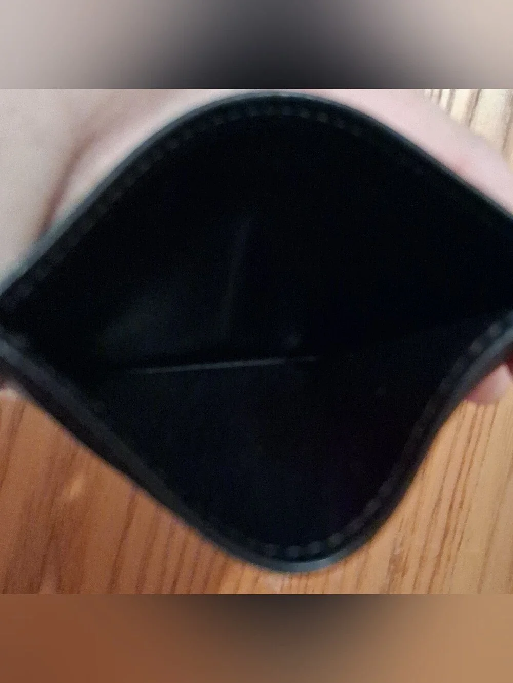 EUC Vintage Coach Black Water Buffalo Casual Everyday Unisex Card Wallet